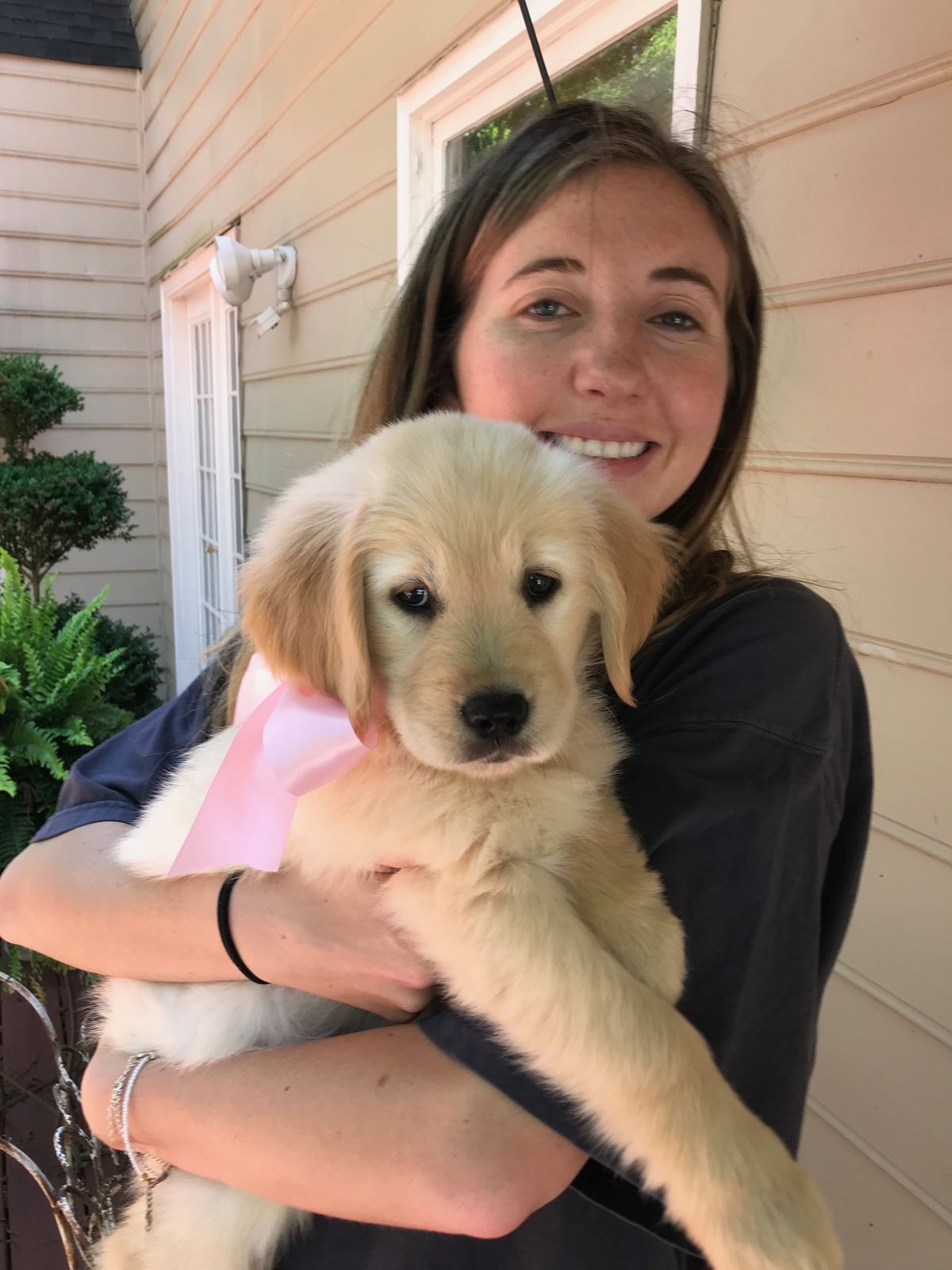 Jason with his Golden Retriever family companion